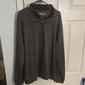 PGA Tour Charcoal Zip-Up Men's Sweater